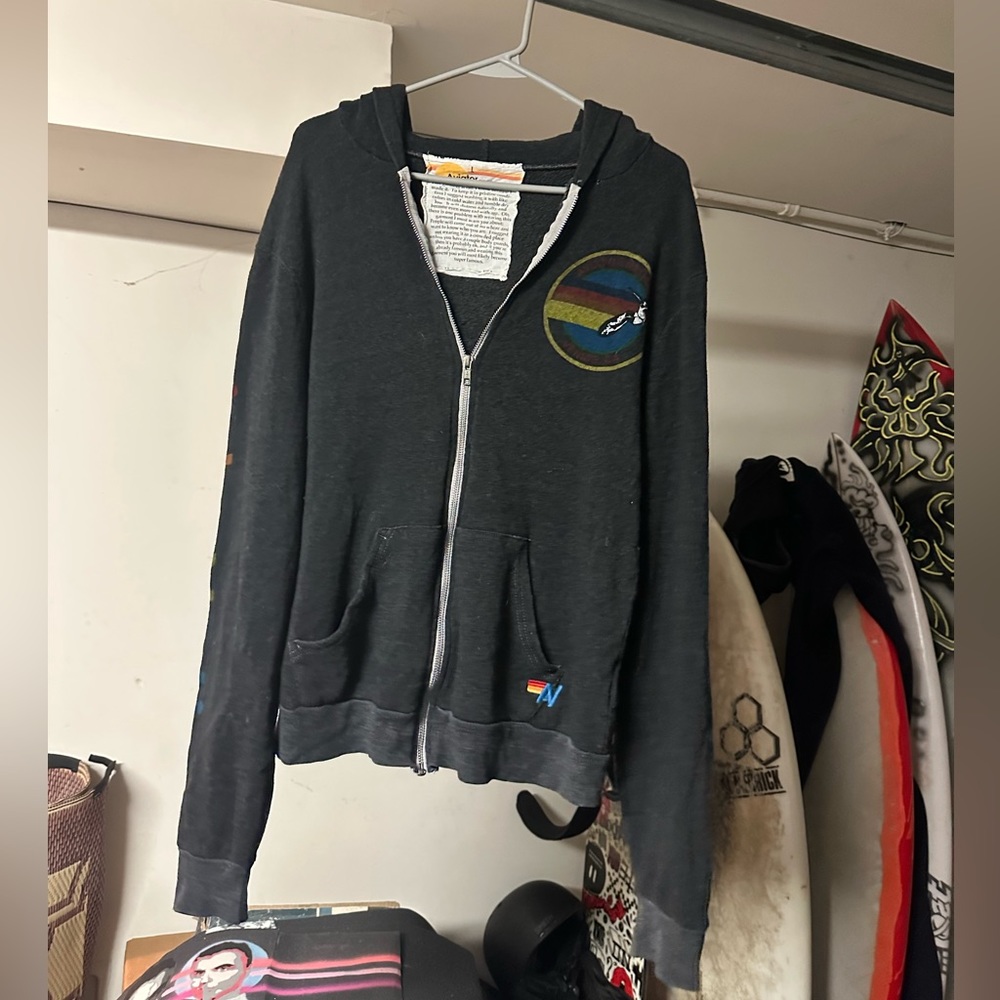 Aviator Nation Venice Zip Up Hoodie